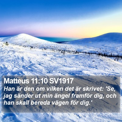Matteus 11:10 SV1917 Bible Verse Image
