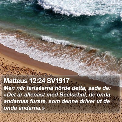 Matteus 12:24 SV1917 Bible Verse Image