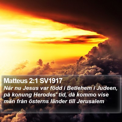 Matteus 2:1 SV1917 Bible Verse Image