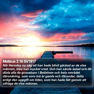 Matteus 2:16 SV1917 Bible Verse Image