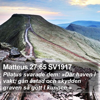 Matteus 27:65 SV1917 Bible Verse Image