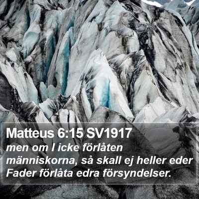 Matteus 6:15 SV1917 Bible Verse Image