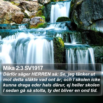Mika 2:3 SV1917 Bible Verse Image