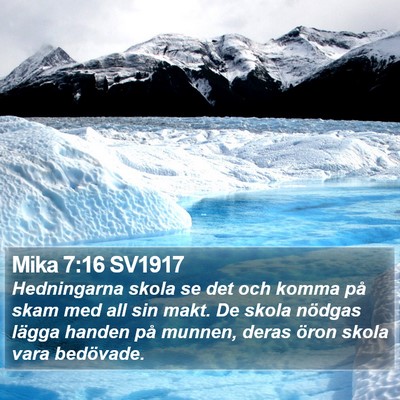 Mika 7:16 SV1917 Bible Verse Image