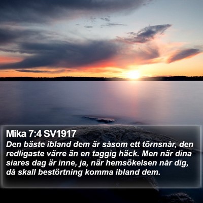 Mika 7:4 SV1917 Bible Verse Image