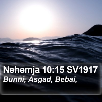 Nehemja 10:15 SV1917 Bible Verse Image