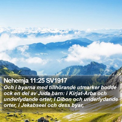 Nehemja 11:25 SV1917 Bible Verse Image