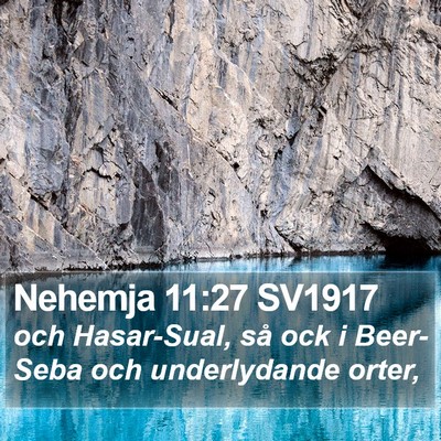 Nehemja 11:27 SV1917 Bible Verse Image