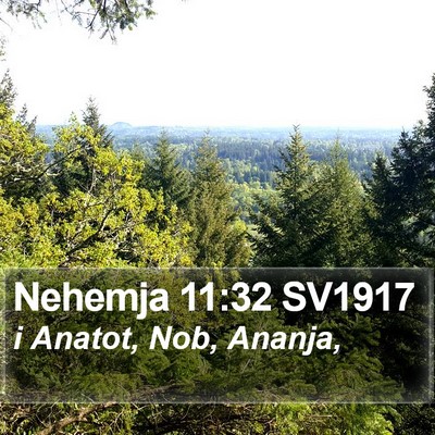 Nehemja 11:32 SV1917 Bible Verse Image