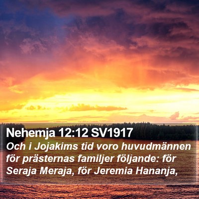 Nehemja 12:12 SV1917 Bible Verse Image
