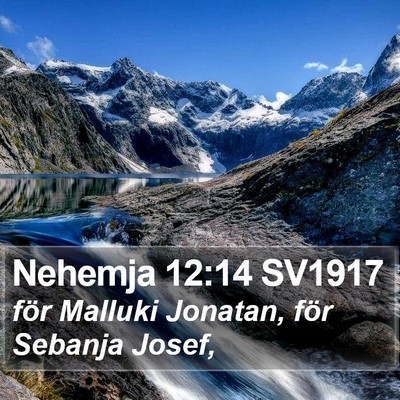 Nehemja 12:14 SV1917 Bible Verse Image
