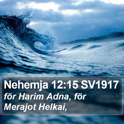 Nehemja 12:15 SV1917 Bible Verse Image