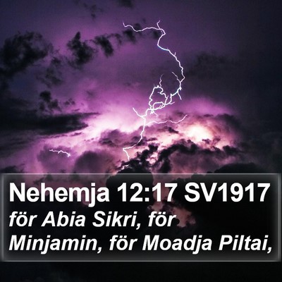 Nehemja 12:17 SV1917 Bible Verse Image