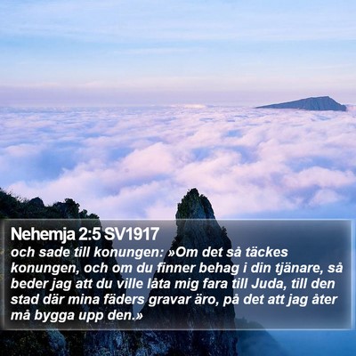 Nehemja 2:5 SV1917 Bible Verse Image