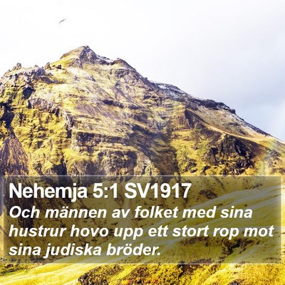 Nehemja 5:1 SV1917 Bible Verse Image