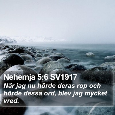 Nehemja 5:6 SV1917 Bible Verse Image