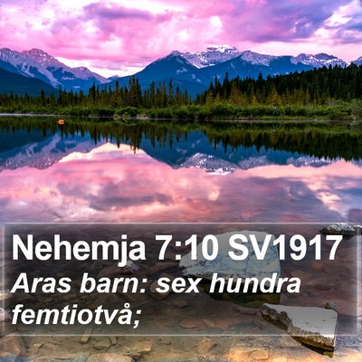 Nehemja 7:10 SV1917 Bible Verse Image