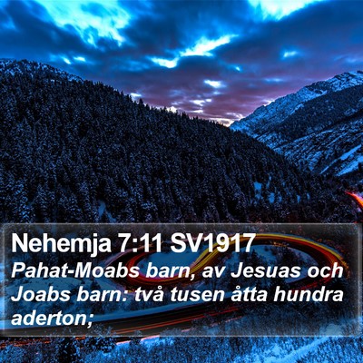 Nehemja 7:11 SV1917 Bible Verse Image