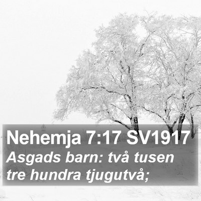 Nehemja 7:17 SV1917 Bible Verse Image