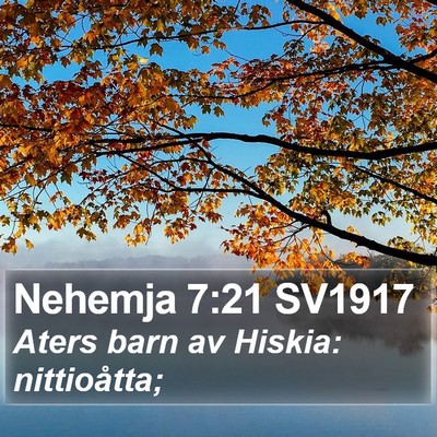 Nehemja 7:21 SV1917 Bible Verse Image