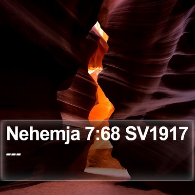 Nehemja 7:68 SV1917 Bible Verse Image