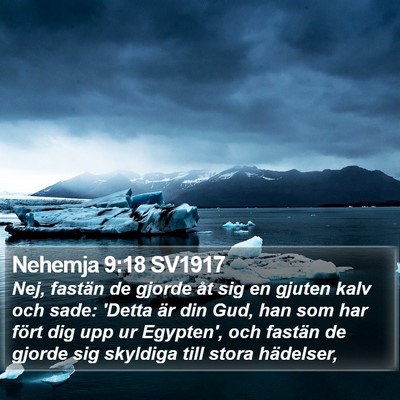 Nehemja 9:18 SV1917 Bible Verse Image