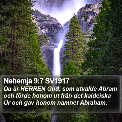 Nehemja 9:7 SV1917 Bible Verse Image