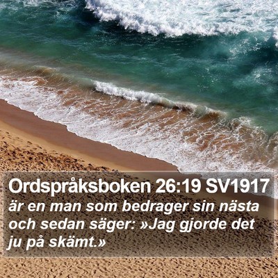 Ordspråksboken 26:19 SV1917 Bible Verse Image