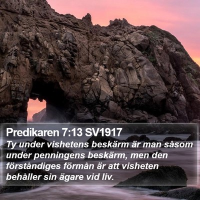 Predikaren 7:13 SV1917 Bible Verse Image