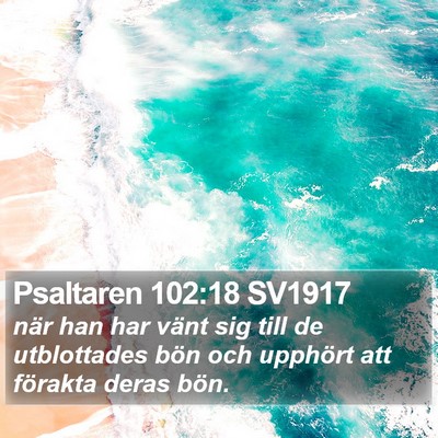 Psaltaren 102:18 SV1917 Bible Verse Image