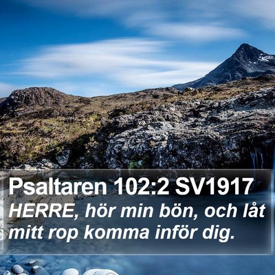 Psaltaren 102:2 SV1917 Bible Verse Image