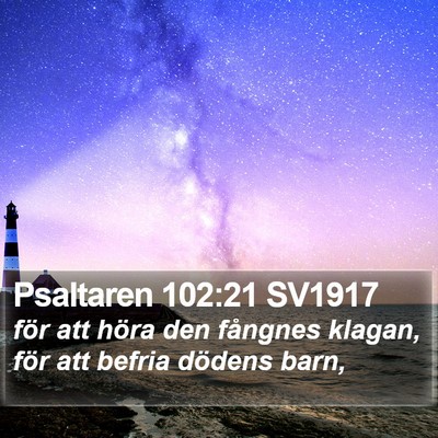 Psaltaren 102:21 SV1917 Bible Verse Image