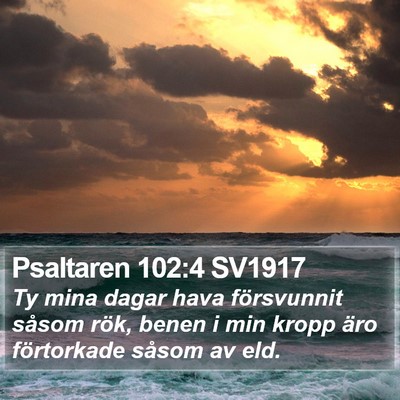 Psaltaren 102:4 SV1917 Bible Verse Image