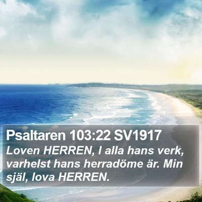 Psaltaren 103:22 SV1917 Bible Verse Image