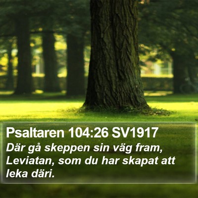 Psaltaren 104:26 SV1917 Bible Verse Image