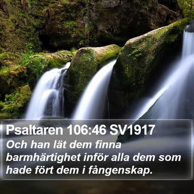 Psaltaren 106:46 SV1917 Bible Verse Image