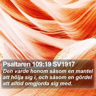Psaltaren 109:19 SV1917 Bible Verse Image