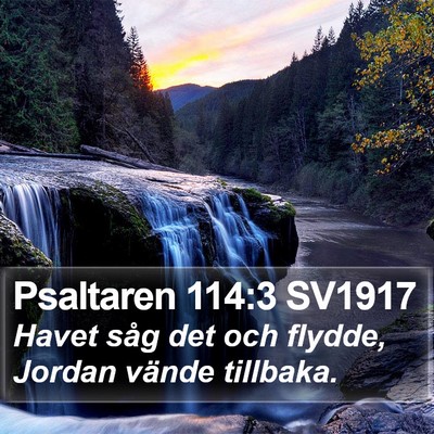 Psaltaren 114:3 SV1917 Bible Verse Image