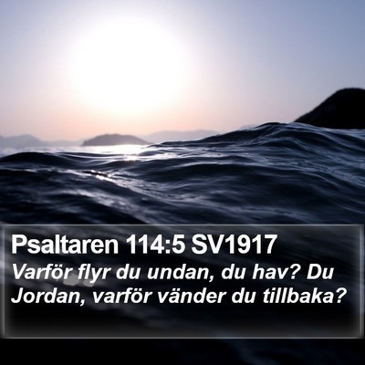 Psaltaren 114:5 SV1917 Bible Verse Image