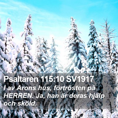Psaltaren 115:10 SV1917 Bible Verse Image