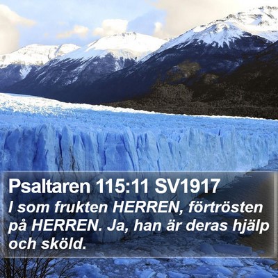 Psaltaren 115:11 SV1917 Bible Verse Image
