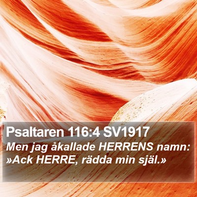 Psaltaren 116:4 SV1917 Bible Verse Image