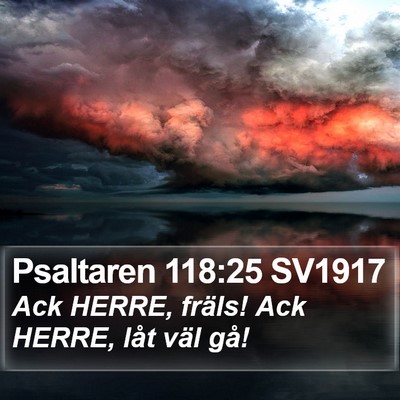 Psaltaren 118:25 SV1917 Bible Verse Image