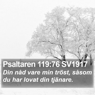 Psaltaren 119:76 SV1917 Bible Verse Image