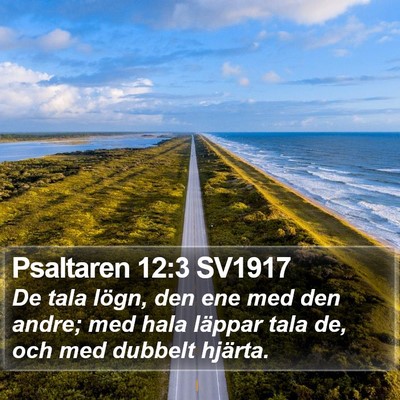 Psaltaren 12:3 SV1917 Bible Verse Image