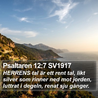 Psaltaren 12:7 SV1917 Bible Verse Image