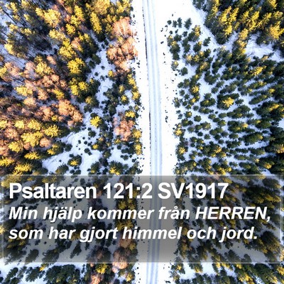 Psaltaren 121:2 SV1917 Bible Verse Image