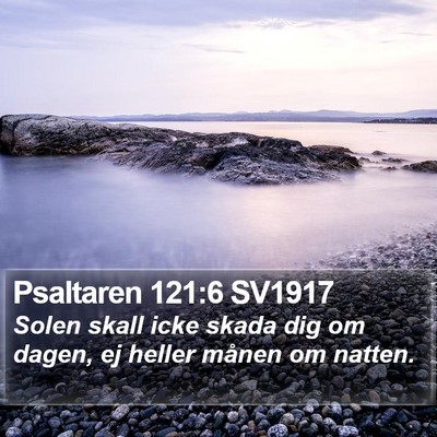 Psaltaren 121:6 SV1917 Bible Verse Image