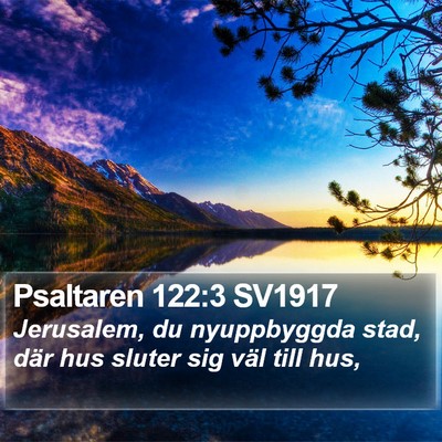 Psaltaren 122:3 SV1917 Bible Verse Image