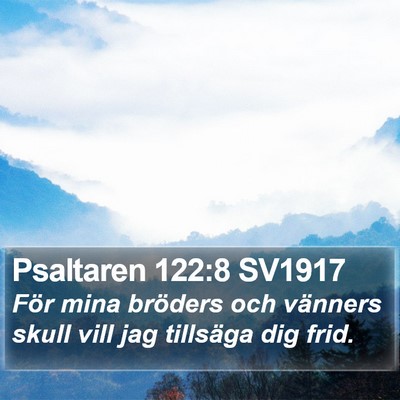 Psaltaren 122:8 SV1917 Bible Verse Image